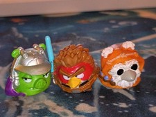 ANGRY BIRDS STAR WARS TELEPODS Lot Of 3