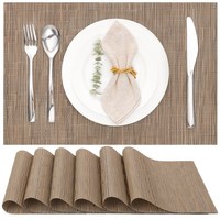Tischsets Abwaschbar HitzebestäNdig Platzdeckchen KüChe Esszimmer 6Er Set