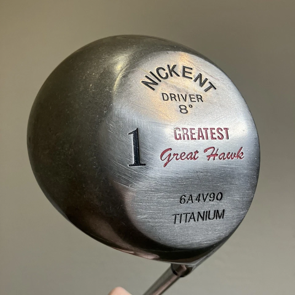 NICKENT GREATEST GREAT HAWK #1 DRIVER 8* TITANIUM FIRM FLEX - Image 2 of 4