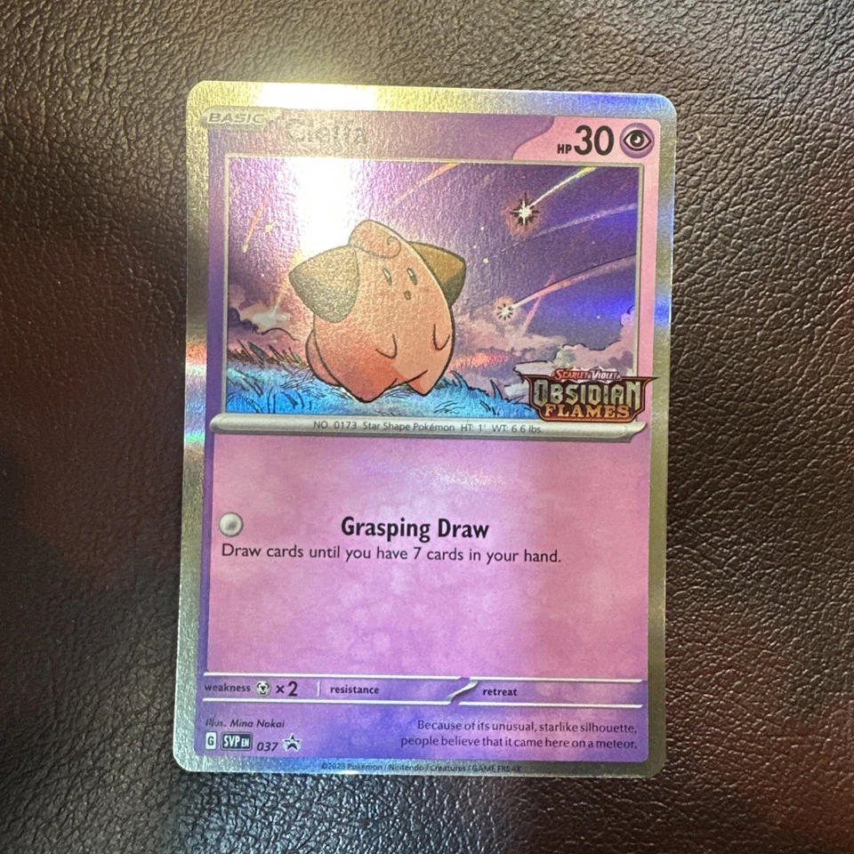 Cleffa - 037 (Prerelease) 037 Sv: Scarlet & Violet Promo Cards Holo - Image 3 of 3