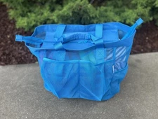 Medium Zipper Tote Pockets Pool Beach Swim Gym Mesh Bag