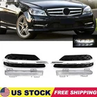 Fog Lamp DRL Daytime Running Light For Benz W204 C-Class C280 C300 Sport 2014L+R
