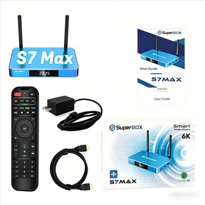 MediaPlayer  with all channel  Superbox S7MAX VS VSEEBOX V6MAX Streaming TvBox