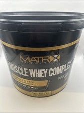 MATRIX NUTRITION MUSCLE WHEY COMPLEX  2.25KG  PROTEIN SHAKE Strawberry Exp 08/27 9.33 per kilo