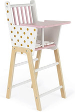 - Candy Chic - Seggiolone in Legno per Bambole E Bambole Fino a 42 Cm - Accessor