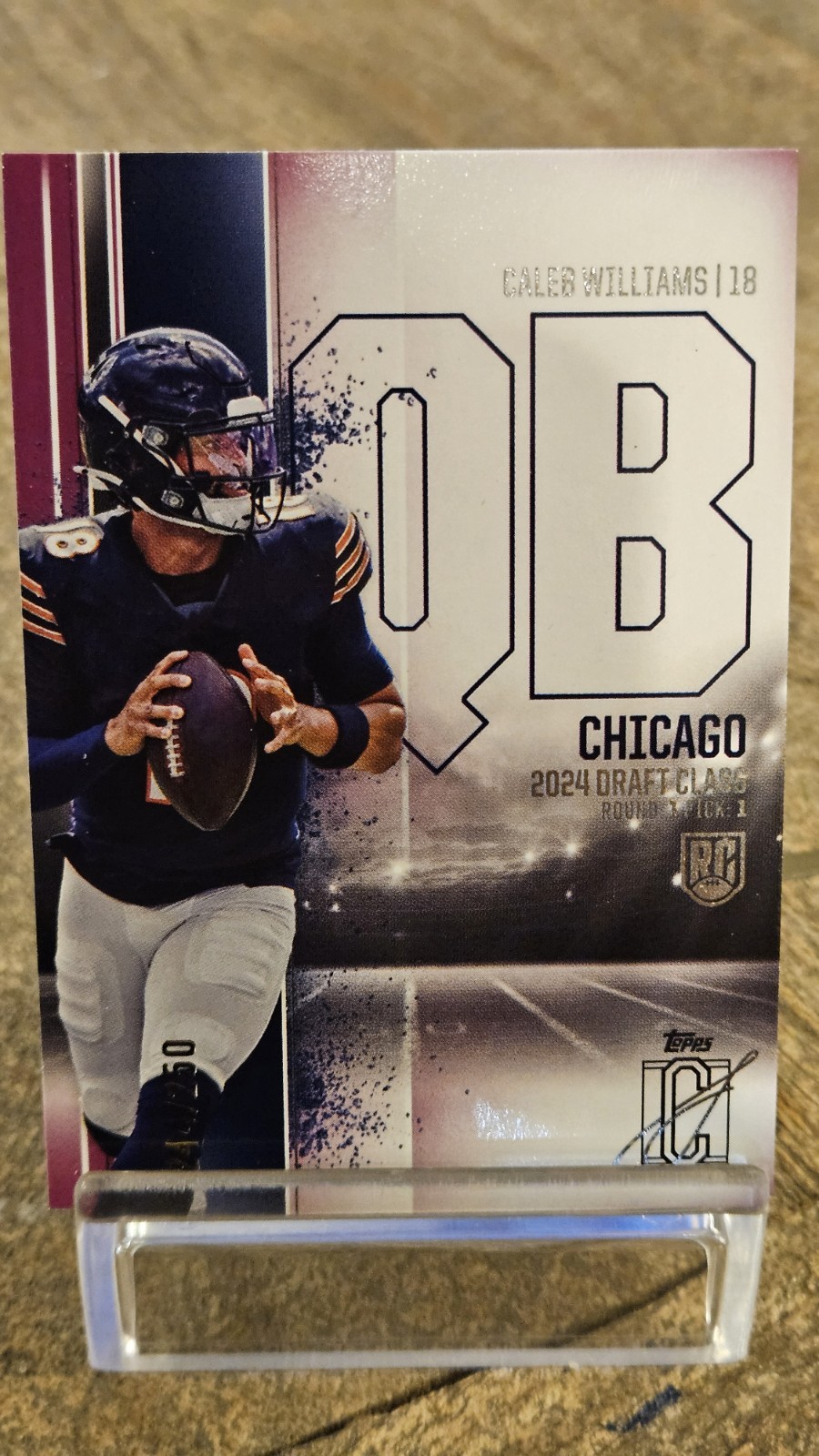 2024 Topps Signature Class - Rookies Caleb Williams #84 Magenta /250 (RC)