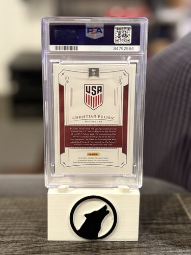 Panini National Treasures Christian Pulisic #35 2018 EE. UU. 24/50 PSA 8 USMNT - Imagen 4 de 4