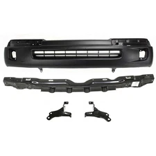 Front Bumper Cover Kit For 1998-00 Toyota Tacoma 4WD Primed with Fog Light Holes