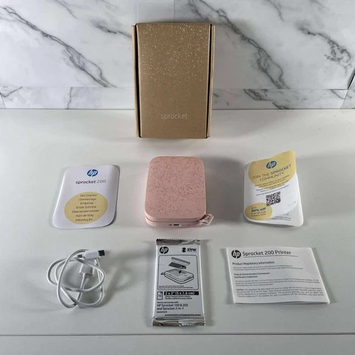 HP Sprocket 2x3 Inch Instant Smartphone Portable Photo Printer - Pink