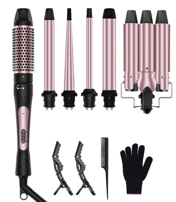 Karrong 6 In 1 Curling Iron Set NEW