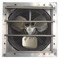Dayton 484X38 Shutter Mount Exhaust Fan, 12 In Blade Dia, 1/15 Hp, 1 Phase.