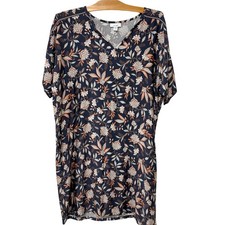 J. Jill | Dress Floral Short Sleeve Casual Pure Jill Lightweight- Small Petite