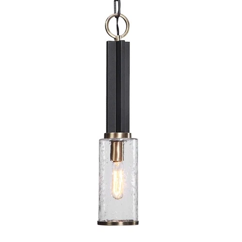 Jarsdel Mini Pendant 1 Light - 4.5 inches wide by inches deep     -Traditional - Picture 1 of 9