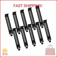 10 PCS PCI Slot Cover, Vented Slot Covers for Computer Cases, Dust Filter Bracke