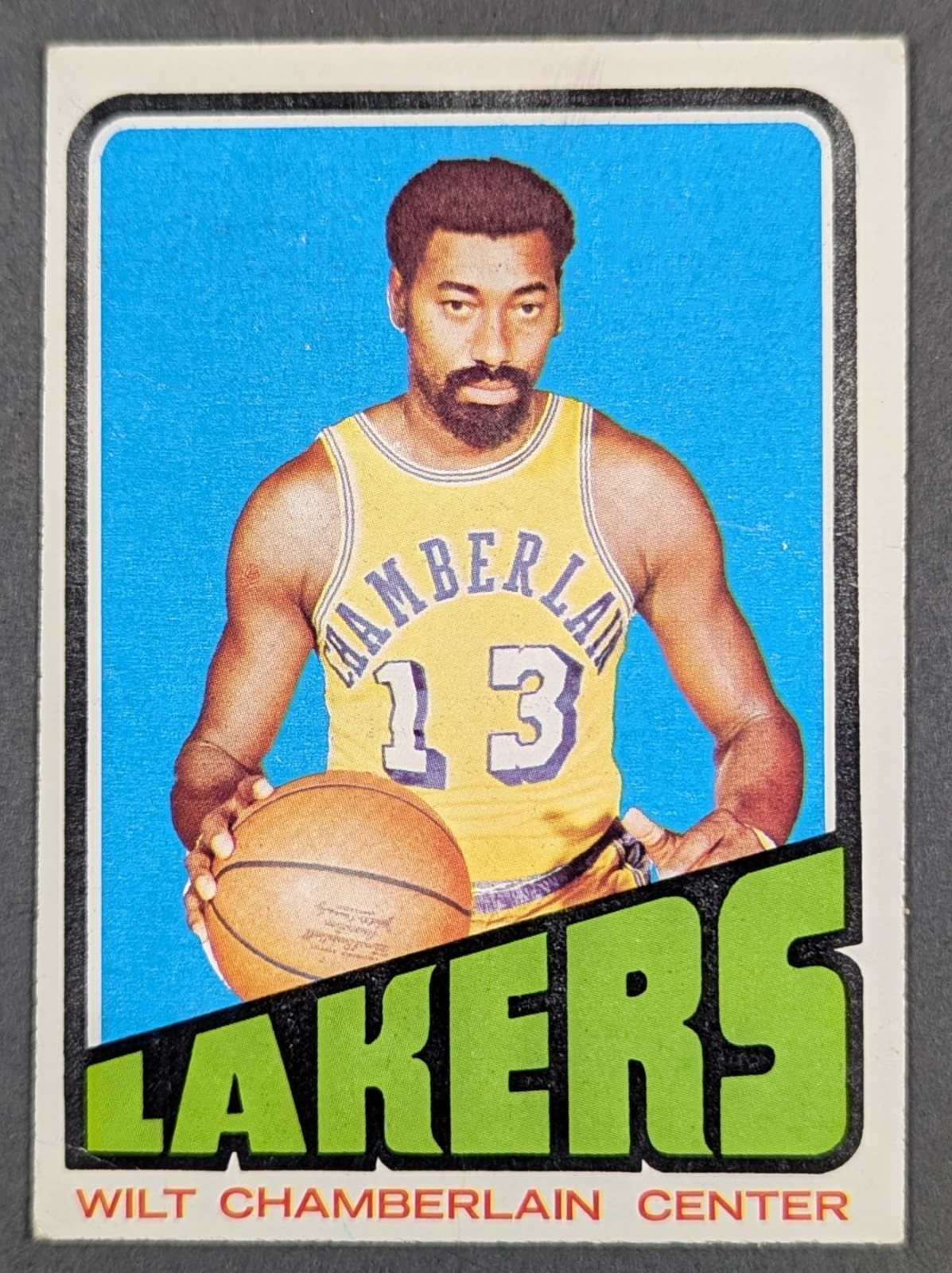 1972-73 Topps #1 Wilt Chamberlain Los Angeles Lakers HOF Vintage Single