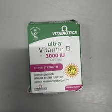Image of Vitabiotics Ultra Vitamin D 3000 IU Super Strength Tablet - 96 Count