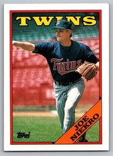 1988 Topps Joe Niekro #473 Minnesota Twins