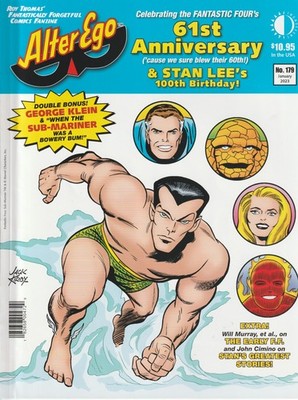 ALTER EGO #179 TWOMORROWS (2023) JACK KIRBY FANTASTIC FOUR STAN LEE ROY THOMAS