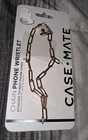 Case-Mate Detachable Phone Lanyard Strap with Gold Metal Chain Gold NEW