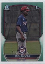 2023 Bowman Chrome Prospects Aqua Refractor 50/125 Andy Acevedo #BCP-237 1g2e
