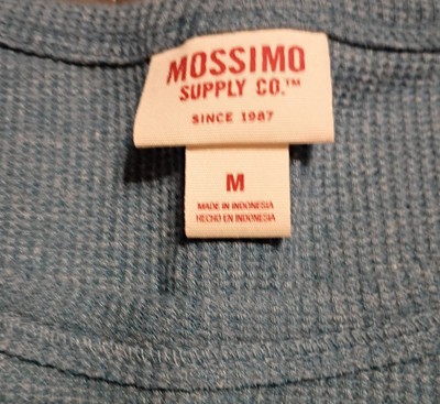 Mossimo Supply Co. Gray Waffle Knit Shirt