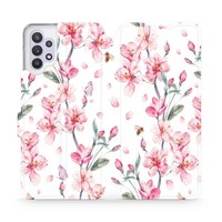 HandyhüLle Mit Klappe FüR Galaxy A32 5G Mobiwear Case Flip Cover Rosa FrüHling