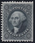 Scott #44, 12 Cent Washington, Unused, No Gum As Issued, Cert