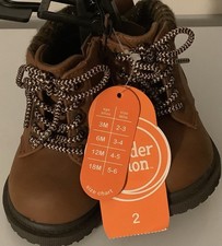 Wonder Nation Toddler Girls Boots. Size 2