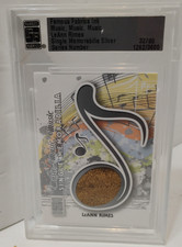 2012 Famous Fabrics Ink LeAnn Rimes Single Silver Memorabilia Trading Card 32/80