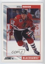 1992-93 Score Mike Hudson #156 i3a