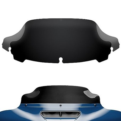 Windshield 7'' Motorcycle Wave Windscreen 2014-2023 Fit for Harley Black