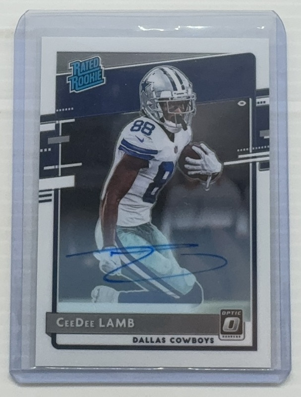2020-donruss-optic-ceedee-lamb-rated-rookie-auto-autograph-rc-39-150