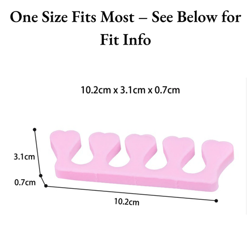 Toe Nail Separators Painting Art Pedicure Soft Foam Set Sponge Manicure Brush Pe - Picture 5 of 6