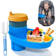 Toddler Travel Tray Kit - Expandable 360  Cup Holder, Car Booster Seat  Strolle