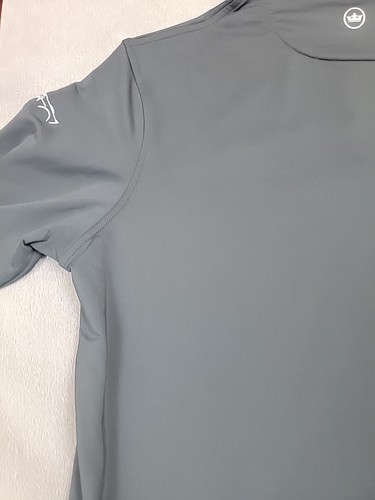 Peter Millar Men's L BLACK 1/4 ZIP MOCK PULLOVER ME0EK40 NWT 3RD PTY POWER XL DX - Picture 16 of 18