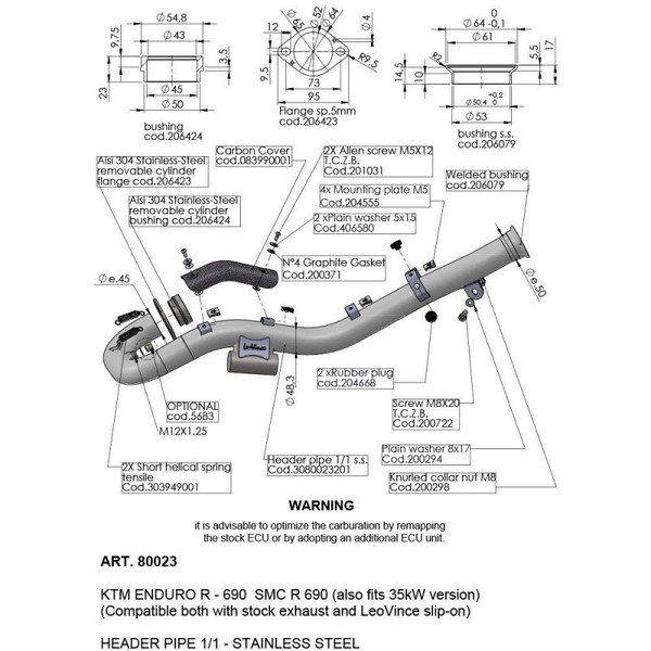 Leovince Sammlerkit FUR KTM 690 SMC R 19-24-image