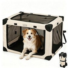 Verstellbare Klapp-Hundetransportbox Mittelgroße Rassen – Autohundebox mit verst Verstellbare Klapp-Hundetransportbox Mittelgroße Rassen – Autohundebox mit verst