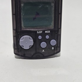 Sega Dreamcast VMU Card Smoke HKT-7000 Clear Grey - Mark On Screen Tested Works!