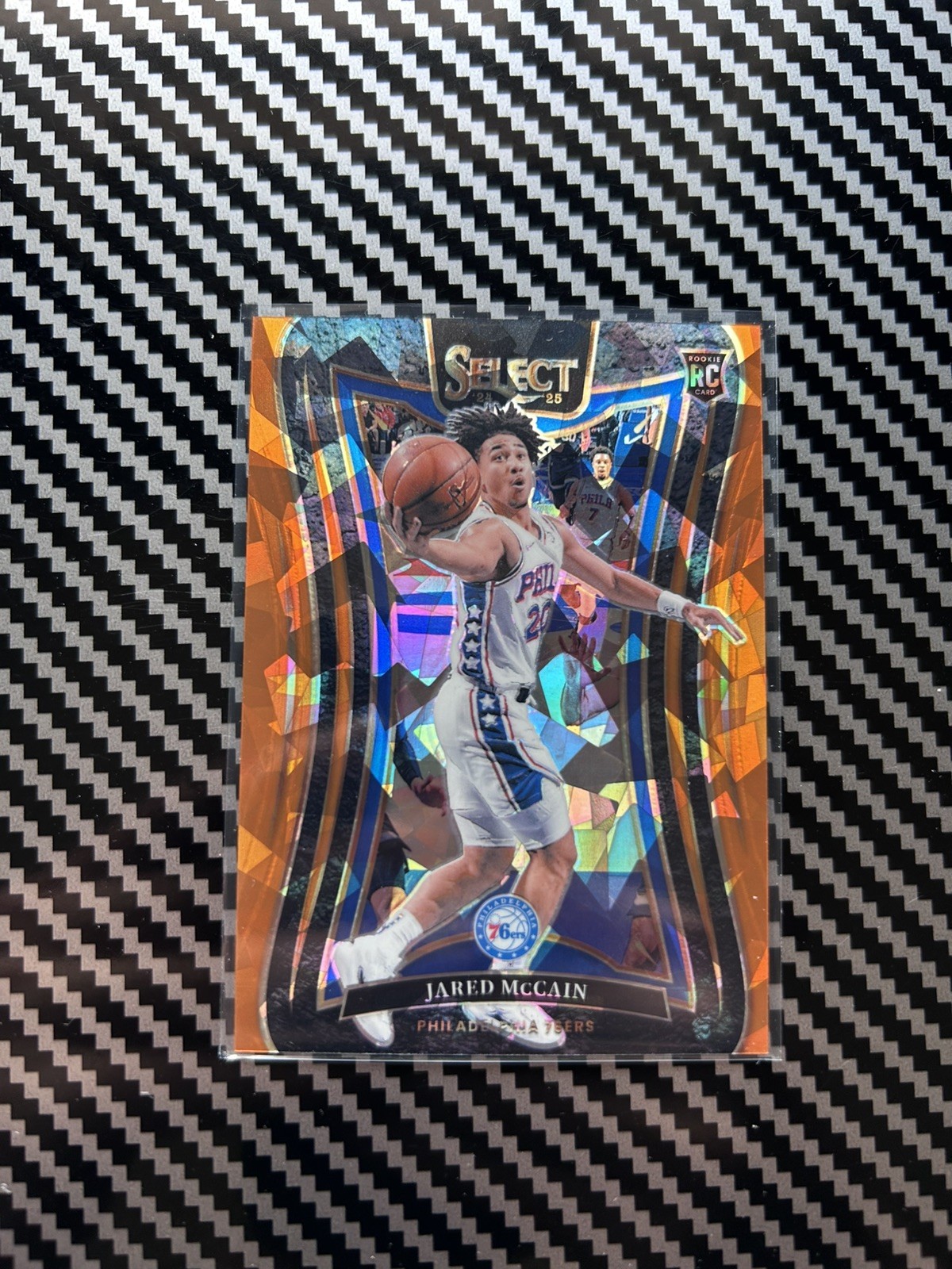 2024-25 Panini Select Jared McCain Orange Mezzanine  #393 /275