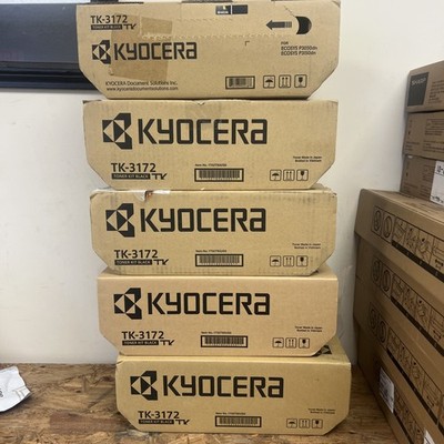 5 Kyocera TK-3172 1T02T80US0 Black Toner Cartridge Ecosys P3050dn P3150dn