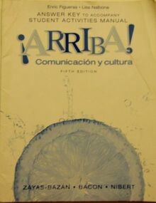Arriba! Comunicacin Y Cultura: Student Activities Manual... | Buch | Zustand gut