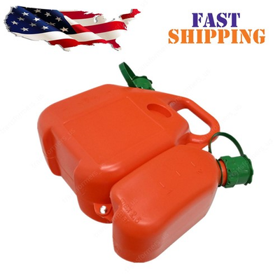 #ad New 6L Gas 2.5L Oil Dual Storage Fuel Can For Husqvarna Chainsaw Orange US $47.29