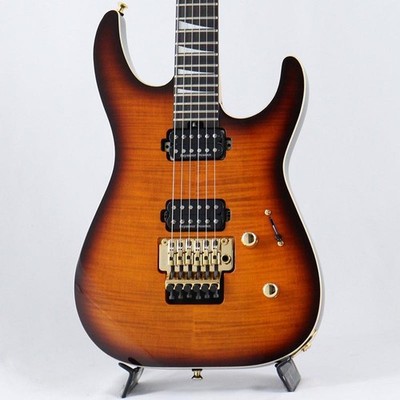 Jackson Mj Series Dinky Dk Flame Maple Amber Burst/Ebony B Safe delivery from Ja