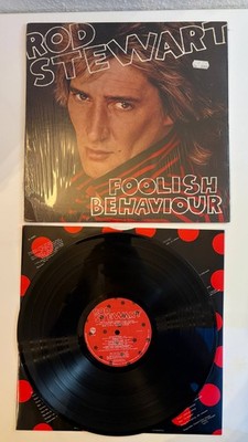 Rod Stewart Foolish Behaviour LP Vinyl VG+ US Press Originalfolie 1980 Pop Rock