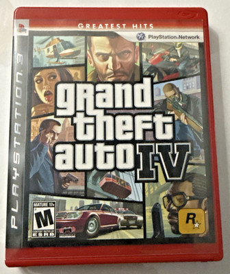 USED!!! Grand Theft Auto IV Greatest Hits PlayStation 3 Complete W/ map PS3