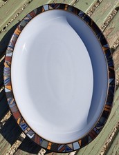 Denby 33cm Oval Serving Platter Ecellent Condition Marrakesh Design