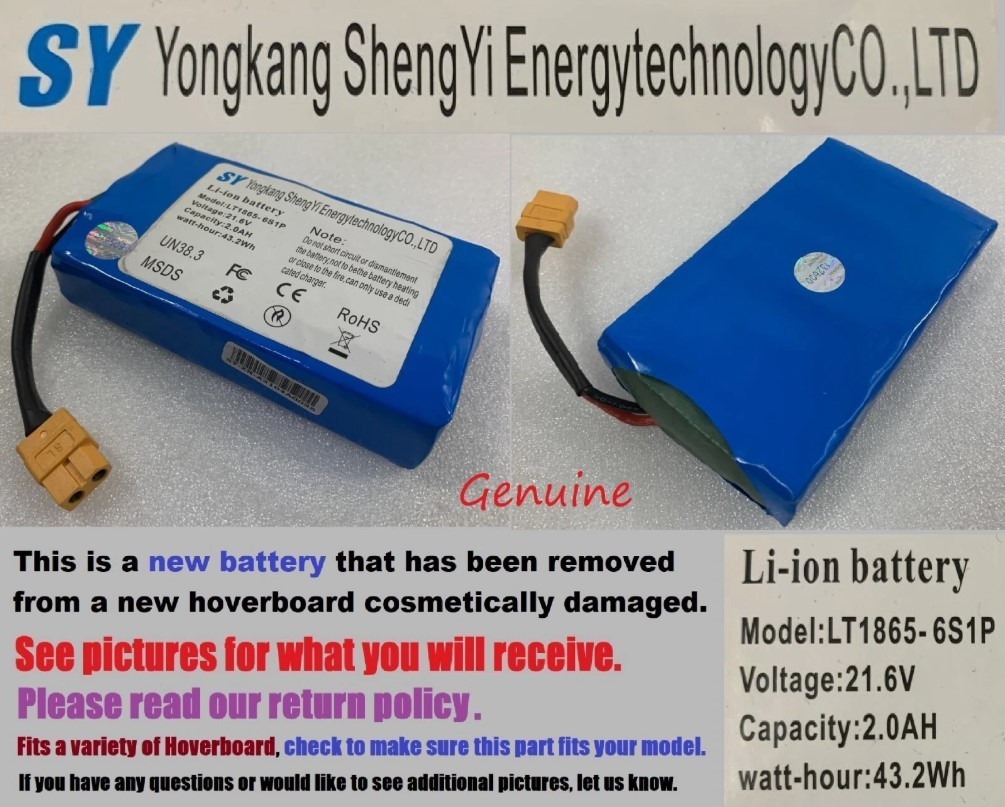 Yongkang Shen Lt1865-6s1p 21.6v 2.0ah 43.2wh