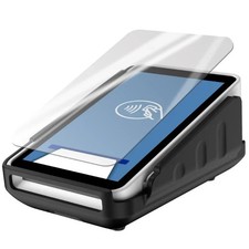 For Square Terminal Case with Tempered Glass Screen Protector 3 Per Pack