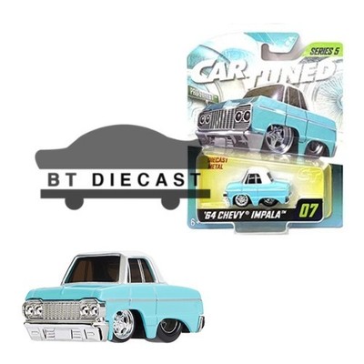 CARTUNED SERIES 5 MAINLINE 2025 1/64 1964 CHEVY IMPALA LIGHT BLUE 592631-XX4