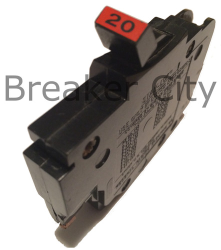 Federal Pacific 20 Amp 1 Pole Type NC Circuit Breaker FPE 1/2" (Thin) Stab-Lok